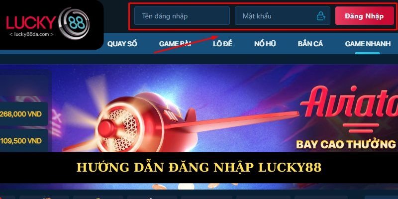 Hướng dẫn đăng nhập Lucky88 trên PC & App cá cược 